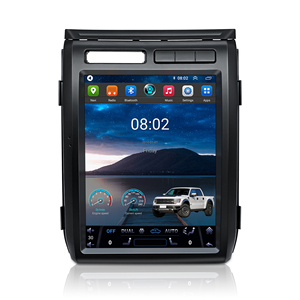 หน้าจอแอนดรอยด์ 15 ขนาด 12.1 นิ้ว สไตล์เทสลา รองรับ Carplay สำหรับรถยนต์ฟอร์ด F150 Raptor ปี 2009-2012 พร้อมระบบนำทาง GPS เครื่องเล่นมัลติมีเดีย วิทยุ และเครื่องเล่นเทป - Product Image 1