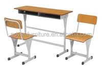 Bureau simple en contreplaqué et chaise bureau d'école primaire hauteur réglable étudiant pas cher enfants table et chaises ensembles