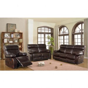 Sillón Reclinable de Cuero Ergonómico Moderno de Alta Calidad, Motorizado, con Marco de Madera Extensible y Función de Masaje para Sala de Estar - Product Image 3