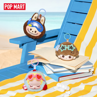 Boîte mystère POP MART POP BEAN Island Vacation Series : Étui pour écouteurs 100 % original et authentique, avec figurine Labubu en cadeau – Vente Flash