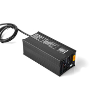 Chargeur de batterie pour voiturette de golf 48V 15A, étanche IP67, intelligent, avec prise ronde à 3 broches pour véhicule électrique