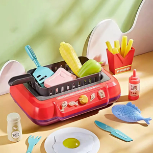 Ensemble de jouets de cuisine pour enfants, petite cuisine miniature, ensemble de cuisine miniature pour une vraie cuisine, jouets de cuisine - Product Image 5