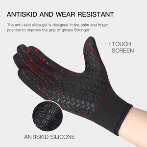Gants de cyclisme et de ski d'hiver d'extérieur avec fonction d'écran tactile imperméables et coupe-vent pour le sport - Product Image 2