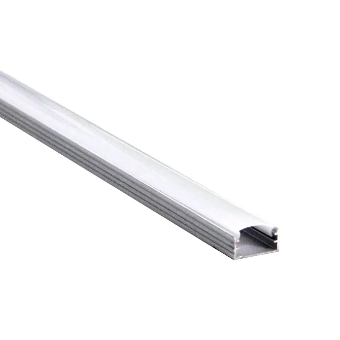 Yüzeye monte edilmiş Led şerit aydınlatma alüminyum profil PC difüzör kapağı Led kanalı için kullanılır