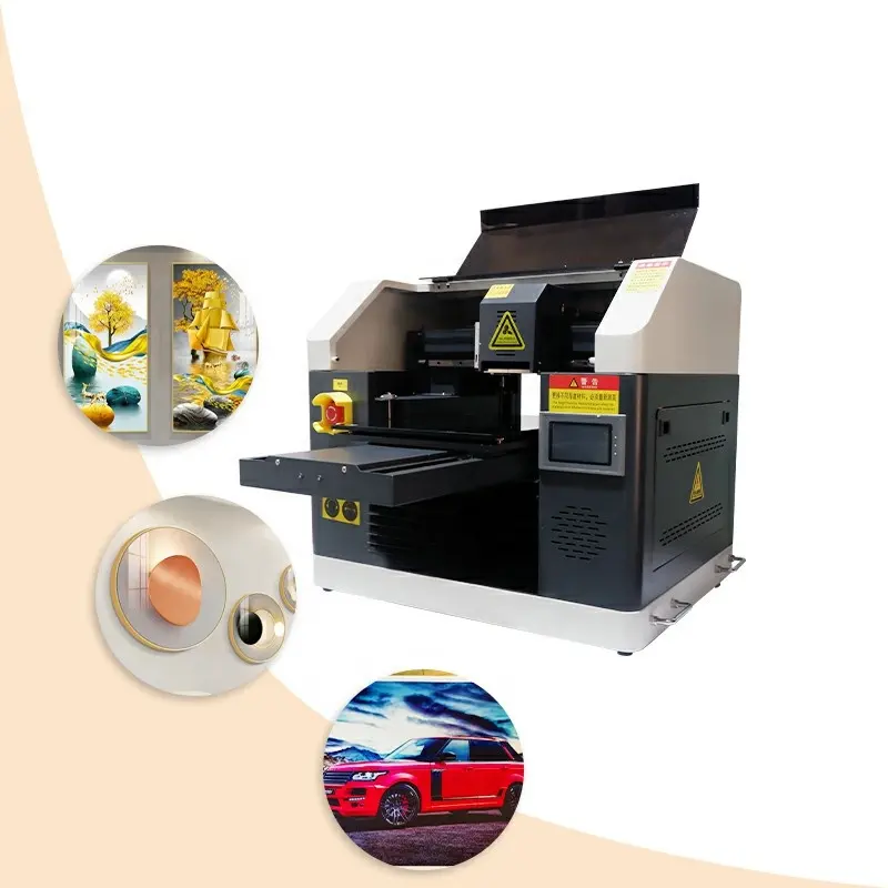 3D УФ-принтер для стекла, металла, рекламы, вывесок, деревянных изделий, УФ-принтер A3