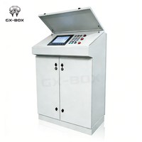 Boîtier de distribution d'équipements de plateforme d'exploitation industrielle personnalisé OEM, armoire de console en acier métallique électrique