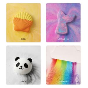 Bombes de bain OEM relaxantes pour l'éclaircissement de la peau Coffret cadeau Vapeur de douche essentiel Bombe de bain bourgeon de lavande violet à bulles - Product Image 3