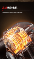 Potente Aspiradora Turbo de 130000 RPM para Aire y Polvo: Aspiradora Compacta Tipo Minibús, Aspiradora de Alta Potencia para Eliminar Polvo Fino