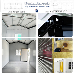 บ้านคอนเทนเนอร์สำเร็จรูปขนาด 20 ฟุต โครงสร้างเหล็กเบา ทันสมัย กันน้ำ - Product Image 3