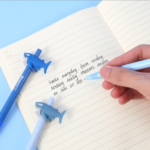Ocean Series Silicone Cool Shark Three-dimensional Push-button <b>Pen</b>, Student Stationery Smooth Neutral <b>Pen</b> - Product Image 5