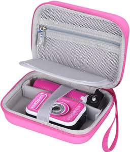 Estuche para cámara para niños para Vtech <span class=keywords><strong>Kidizoom</strong></span> Creator Cam, para cámara Vtech <span class=keywords><strong>Kidizoom</strong></span> rosa con bolsillo para accesorios de trípode (solo caja) - Product Image 5