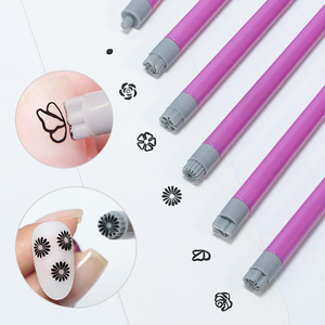 Nuevo Set de Estampado de <span class=keywords><strong>Uñas</strong></span> con Diseño de Mariposas, Corazones y Flores, Herramienta de Estampado para Manicura DIY - Product Image 6
