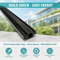Tira Térmica Resistente a la Intemperie de Cuatro Cámaras, Ecológica y Moderna, de PA66GF25, para Ventanas de Edificios de Centros Médicos