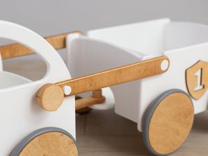 Wagon d'apprentissage en <span class=keywords><strong>bois</strong></span> souple personnalisé pour bébé Voiture jouet à pousser pour enfants avec rangement - Product Image 4