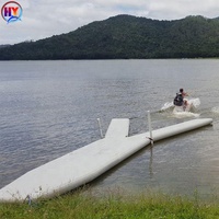 Offre Spéciale Flottant Y FORME Gonflable Ponton Plate-Forme Parking Dock Pour Jet Ski/Yacht/bateau
