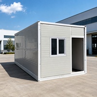 Maison mobile en conteneur en acier pliable de 20 pieds et 40 pieds, design moderne, standard, maison préfabriquée chinoise