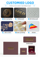 Coffret à bijoux à fermeture magnétique, couvercle rabattable, logo personnalisé, emballage cadeau de luxe pour anniversaire