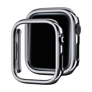 Funda de reloj de PC chapada a la moda para <span class=keywords><strong>Apple</strong></span> <span class=keywords><strong>Watch</strong></span> 8 7 S7 <span class=keywords><strong>S8</strong></span> S9 ultra Case Hollow Frame 41mm 45mm 49mm Cases - Product Image 1