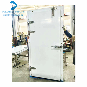 Buen rendimiento de aislamiento Congeladores con bisagras medio enterrados Cámara fría de pescado <span class=keywords><strong>y</strong></span> carne <span class=keywords><strong>Puerta</strong></span> abatible con bisagras - Product Image 4