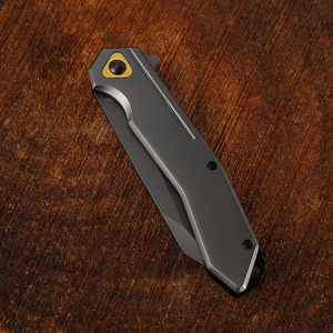 Bochen <span class=keywords><strong>CM107</strong></span> Màu xám titan 3Cr13 thép không gỉ chiến thuật gấp săn bắn ngoài trời cắm trại EDC Túi dao săn bắn - Product Image 6