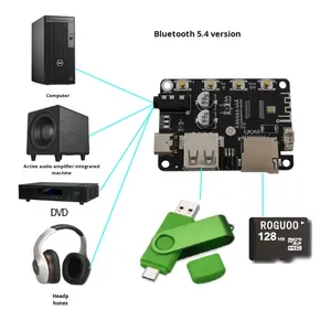 Décodeur audio USB professionnel sans perte, lecteur HiFi, système de réception 5.4 canaux, DAC numérique optique/coaxial, home cinéma, voiture - Product Image 3