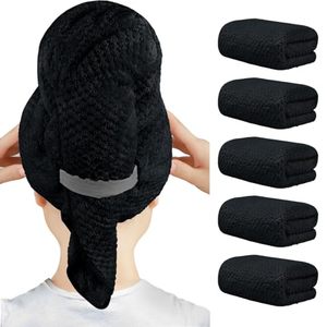 Custom logo Bamboo Cotton Hair Quick Dry Turban <b>Towel</b> Bamboo Hair <b>Towel</b> <b>Wrap</b> for Women - Product Image 1