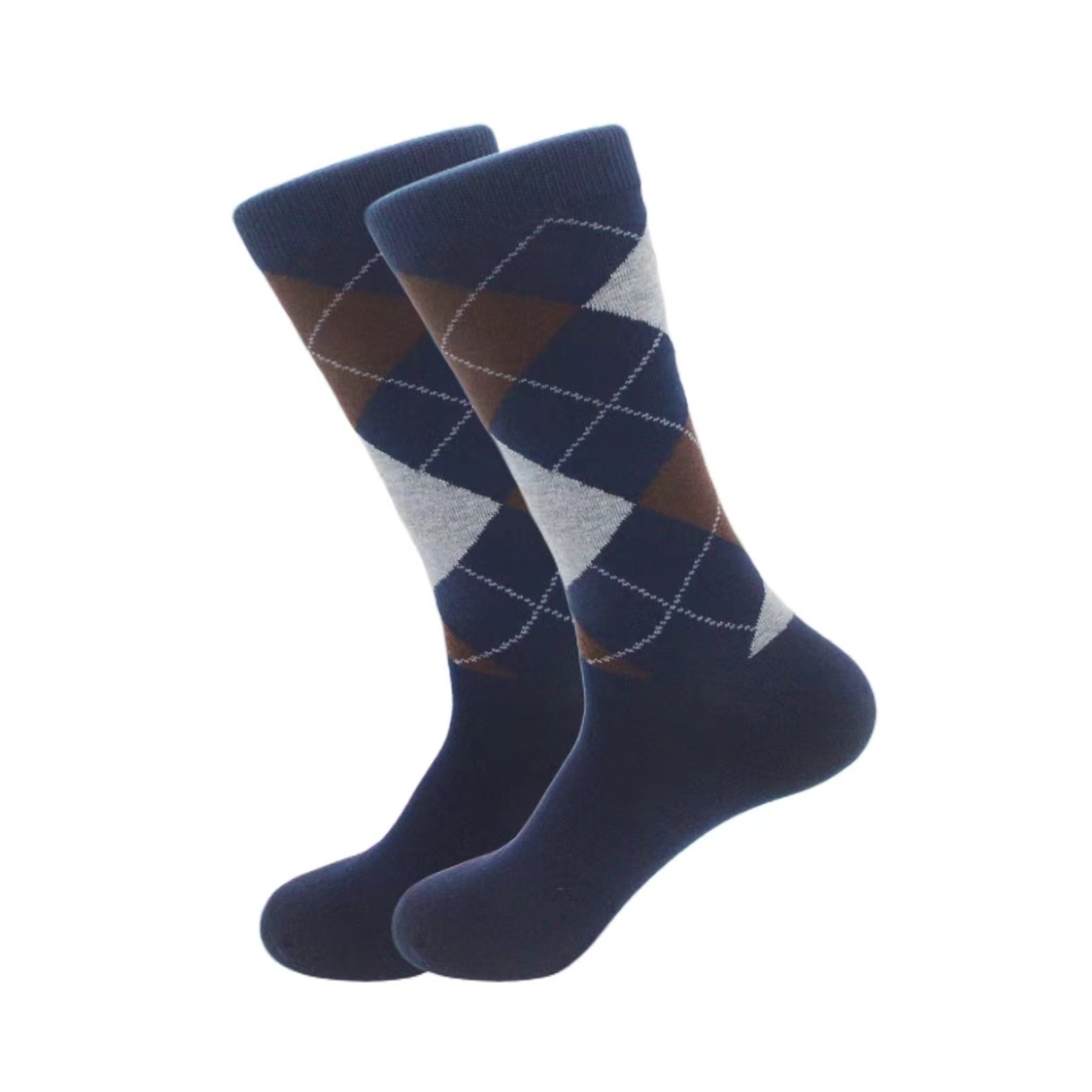 Check bleu marine