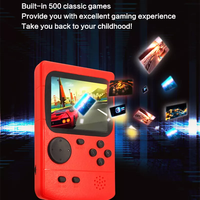 GAMINJA 8 bits avec 400 jeux intégrés sans licence, écran couleur TFT, GC35 Mini console de jeu portable rétro