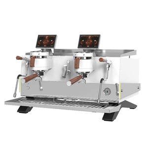Máquina de Café Espresso Profesional Comercial, Dos Grupos, Semiautomática, T&Z AE-2, 9 Bares, 5600W, Caldera de Intercambio de Calor, Ahorro de Energía - Product Image 2