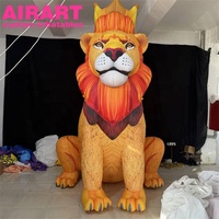 Mascotte gonflable personnalisée Lion King, grand modèle pour extérieur, idéale pour événements, carnavals et promotions commerciales