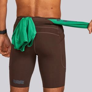 Maternity Athletics High Waist Cotton <b>Tights</b> Athletics <b>Lined</b> Female 2and1 Stretch Fitness Men Running Shorts - Product Image 1