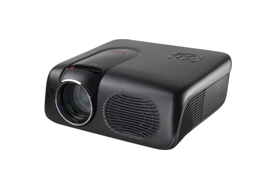 China Factory LCD projector supplier Full HD 1080p 5000 lumens beamer HTP A1  Wifi  Android mirocast white color mini proyector