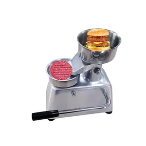 Home Use Manual Hamburger Cutlets Making Machine/Meat Pie Moulding Machine Beef Patty Former