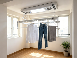 Smart Lighting Height-Adjustable Disinfecting Air-<b>Drying</b> Remote-Controlled Voice-Activated Electric <b>Clothes</b> <b>Drying</b> <b>Rack</b> - Product Image 6