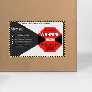 Etichette di Sicurezza Grattabili Combinabili con Funzione di Protezione Angolare e Rilevamento d'Impatto per Merci Fragili - Product Image 2