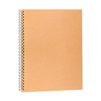 Blanko Kraft A5 Spiralblöcke 60 Blatt Personalisiertes Notizbuch - MS Marke Geschenk/Geschäft/Bürogebrauch