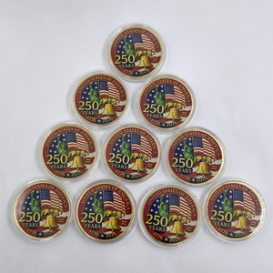 Moneda Conmemorativa <span class=keywords><strong>de</strong></span> Metal Personalizada con el Nuevo Desafío 2026 para 250 Colecciones Americanas, Moneda <span class=keywords><strong>de</strong></span> <span class=keywords><strong>Oro</strong></span> <span class=keywords><strong>de</strong></span> Metal para Regalo <span class=keywords><strong>de</strong></span> Año Nuevo - Product Image 3