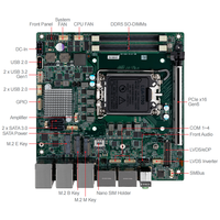 Untuk Mainboard Mini-ITX 64GB Baru MS-CF10 Dual-channel DDR5 RAM Intel Generasi ke-14/13/12 Alder Lake-S Seri R680E/Q670E/H610E