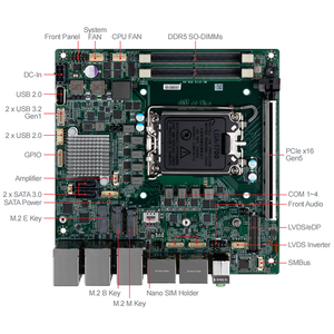 Placa Base MSI MS-CF10 Mini-ITX, RAM DDR5 de Doble Canal, Intel 14ª/13ª/12ª Generación Serie <span class=keywords><strong>Alder</strong></span> <span class=keywords><strong>Lake</strong></span>-<span class=keywords><strong>S</strong></span> con R680E/Q670E/H610E - Product Image 4