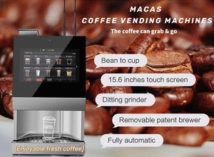 MACAS MACES4C-00 Máquina de Café Espresso Comercial Inteligente de Aluminio Negro 2000W 220VAC Certificación CE 1 Año 300 Tazas MACES4C-00 - Product Image 3
