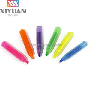 XY Seis Colores Lindo Mini Resaltador Oblicuo Cabeza Oficina Resaltador - Product Image 5