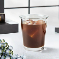 Simple Transparent Verre Verres Tasse À Café Latte Tasses Jus De Lait Tasse Bouteilles D'eau Ménage Verrerie