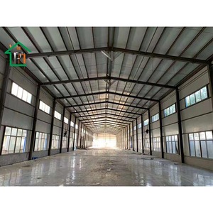 Taller industrial pesado de acero al carbono Q355 de alta calidad, almacén prefabricado de aluminio, taller industrial de construcción - Product Image 2