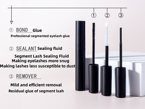Venta superior Diy Lash Glue <span class=keywords><strong>Bond</strong></span> and Seal Cluster Lash Glue para extensión de pestañas segmentadas Strong Hold DIY Eyelash Glue - Product Image 6