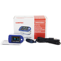 Oxymètre de pouls au doigt CONTEC Cms 50d, oxymètre de sang au doigt, oxymètre d'oxygène