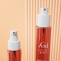 Nouveau design 110ml PET Foggy Lotion Bottle Crème pour le visage Bouteille en plastique avec pompe à lotion Bouteille de lotion personnalisée pour cosmétique