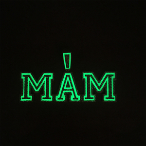 Hip Hop Customize Name Pendant Necklace Colorful Luminous CZ Letter Pendant Orange Purple Green Color CZ Nameplate Jewelry - Product Image 5