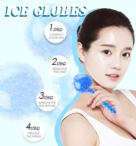 Coole Rollkugeln Ice Balls für das Gesicht Kosmetik-Massagegeräte für Faltenpflege Augenmassagegerät mit Maske