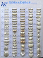 Haute qualité naturel blanc coquille de mer quatre pétales fleur perles mère perle boucle d'oreille cheveux décoration lâche 10mm corail os