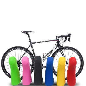 Palanca de cambio para bicicleta de carretera Shimano 105, cubierta de silicona azul antideslizante de 22,2 mm para bicicletas de carretera - Product Image 2